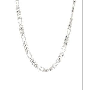 Men's Sterling Silver Figaro Chain Necklace
